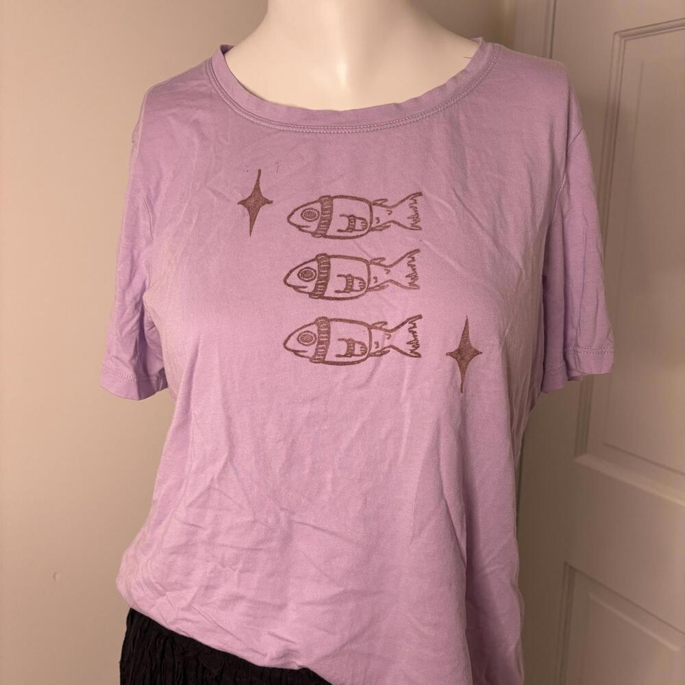 Members Mark S Lavender Custom Fish Tee